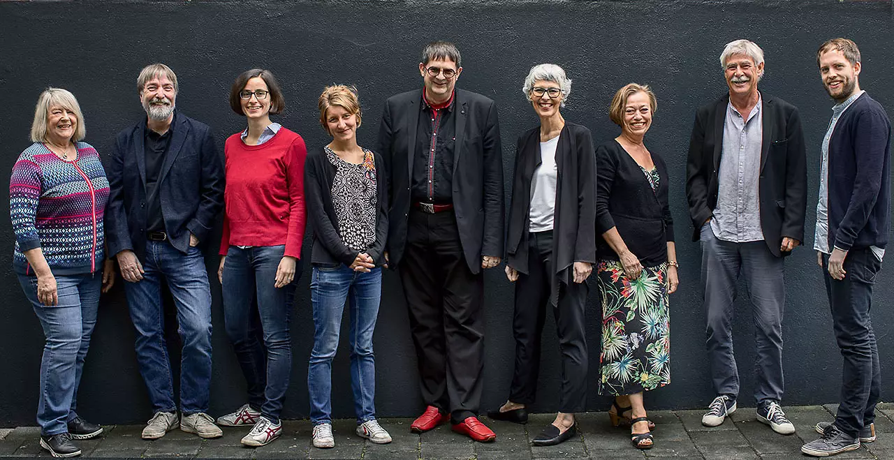 Bild zeigt die Mitglieder des GISS-Teams