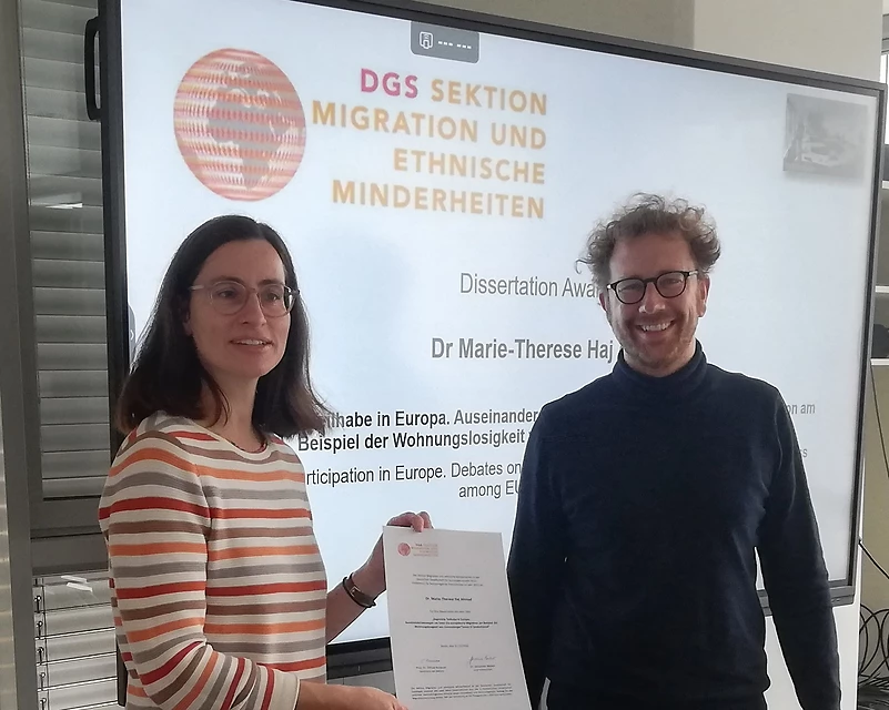 GISS-Mitarbeiterin ausgezeichnet GISS-Mitarbeiterin ausgezeichnet