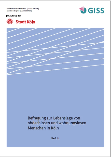 Der Lebenslagenbericht wohnungsloser Menschen in Köln ist da! Der Lebenslagenbericht wohnungsloser Menschen in Köln ist da!